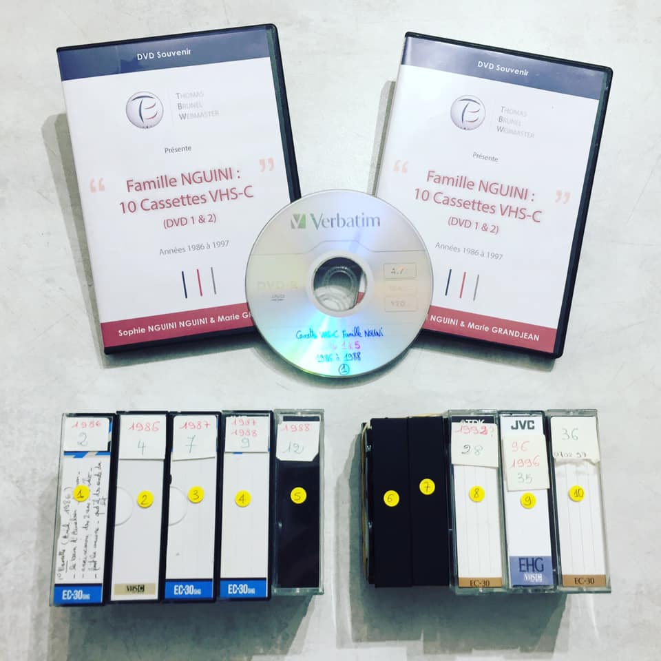 Rembobine - Numrisation Casssette et Bobines Super 8 sur Clé USB et DVD